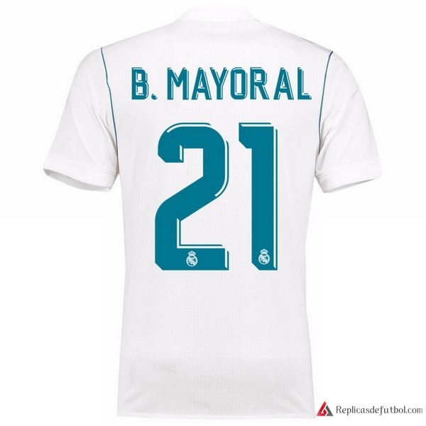 Camiseta Real Madrid Primera equipación B.Mayoral 2017-2018